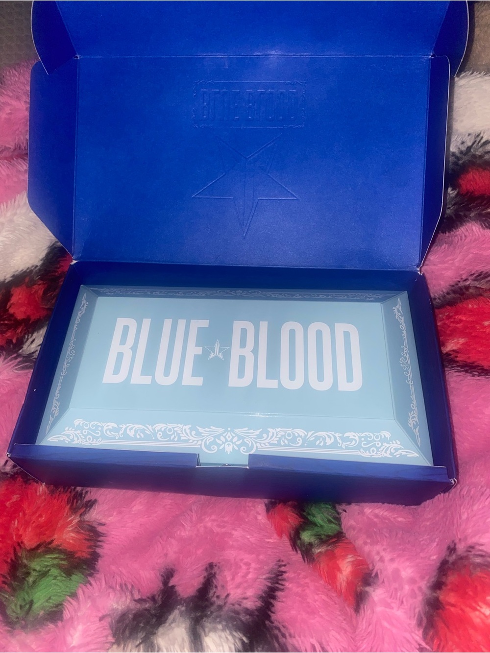 Jeffree Star Blue Blood Palette Box - Royal Blue with White Logo - Picture 3 of 7